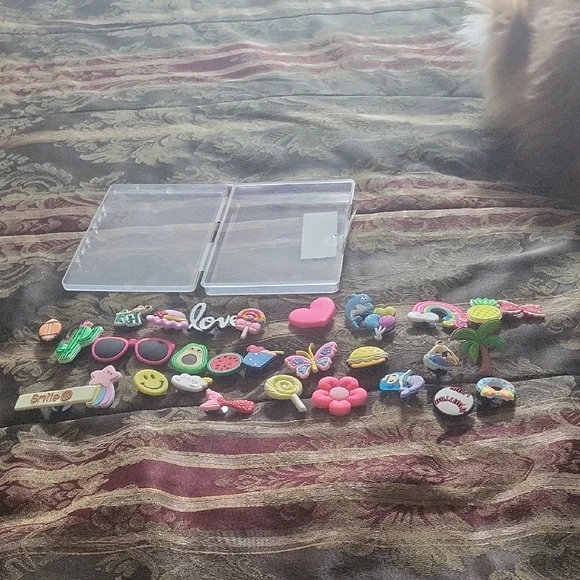 Bogg 30 Charms Boxed Counted Theme Beach Like My Bogg Bag Looks Fab On - Picture 1 of 6